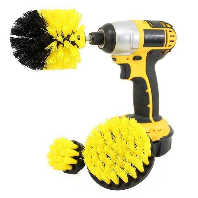 Power Scrubber Drill Brush - 3 Brushes
