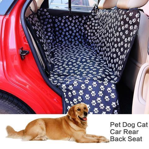 Paw Pattern Dog Seat Cover