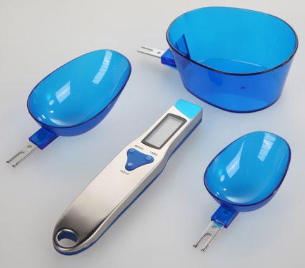 3 pcs/set Kitchen Measuring Spoon Electronic Digital Spoon Scale 300/0.1g