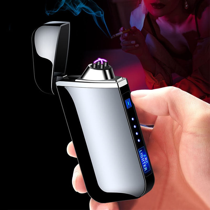 ELECTRIC LIGHTER WITH PLASMA ARC EFFECT